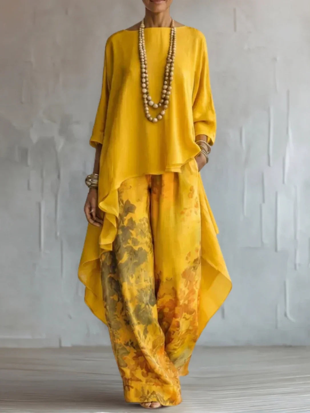 Geneva | Asymmetrical Floral Dress
