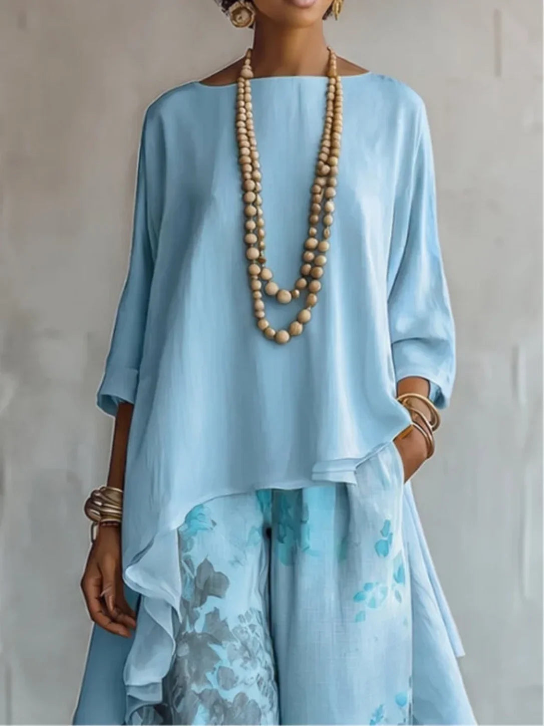 Geneva | Asymmetrical Floral Dress