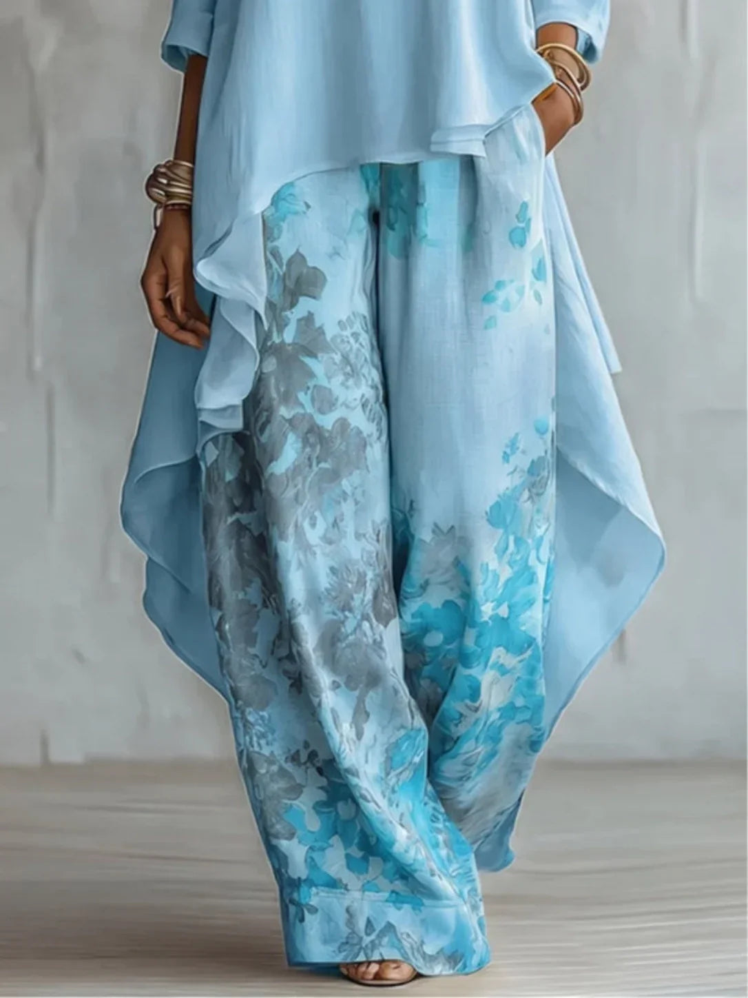 Geneva | Asymmetrical Floral Dress
