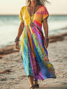 Bohemian Sun Design Dress