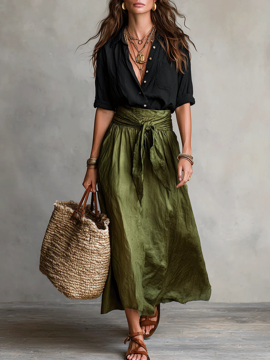 River | Elegant Two-Piece Midi Set