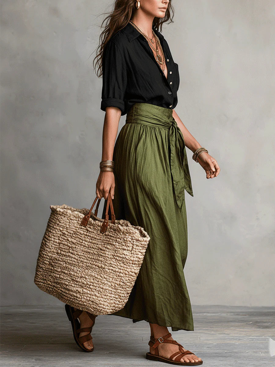 River | Elegant Two-Piece Midi Set