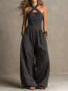 Isabella | Long Dress with Halter Neckline
